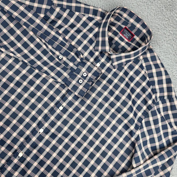 UNTUCKit Other - UNTUCKit‎ Dorin Button Up Mens XXL Tall Navy Plaid Long Sleeve